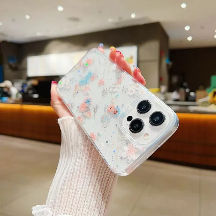 For%20iPhone%2014%20Plus%20Fresh%20Small%20Floral%20Epoxy%20TPU%20Phone%20Case%20-%20Image%208