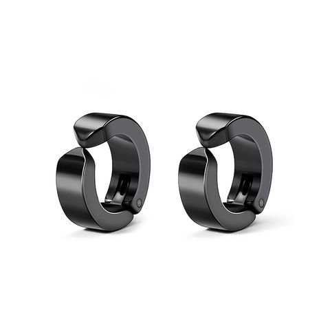 Ear%20Clip%20Male%20Non-Pierced%20Earrings%20Cool%20Trendy%20Niche%20Simple%20Style%20Black%20Buckle%20Bone%20Fake%20Men's%20Women%20-%20Image%204