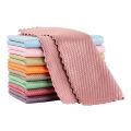 1/5pcs 40*30cm NanoScale Streak-Free Miracle Cleaning Cloths Reusable Easy Clean Home Kitchen Supplies Cleaning Towels.