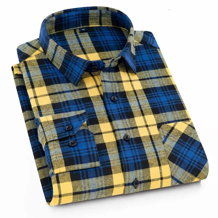 Plaid%20Shirt%202024%20New%20Autumn%20Winter%20Flannel%20Red%20Checkered%20Shirt%20Men%20Shirts%20Long%20Sleeve%20Chemise%20Homme%20Cotton%20Male%20Check%20Shirts%20-%20Image%203