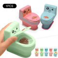 BBGS Tricky Water Toilet Jet Toys Toys Mini Toilet Spoof Water Jet Toilet Tricky Children's Education Toys Early Education Toy Gifts for Kids. 