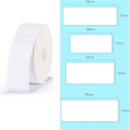 3X D101 D11 D110 White Label Printing Paper Name Sticker Adhesive Book Stationery Labeling Machine Labels Roll.