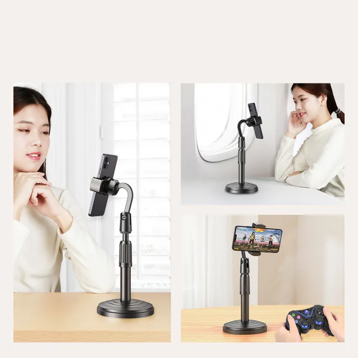 L7%20Height-Adjustable%20Mobile%20Phone%20Stand%20Holder:%20Elevate%20Convenience%20and%20Quality%20in%20Your%20Broadcasts%20-%20Image%202