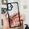TheGiftKart Shockproof Crystal Clear Back Cover Case for Infinix Smart 10 | 360 Degree Protection | Protective Design | Transparent Back Cover Case for Infinix Smart 10 (PC & TPU, Black Bumper) Infinix Smart 10/X6725.