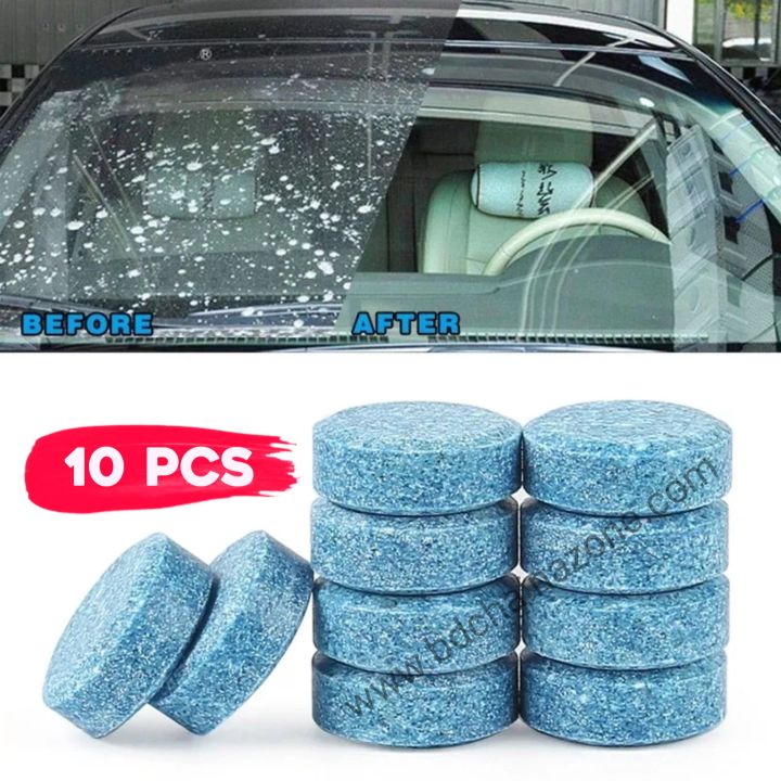 10  PCS Car Windshield Glass Washer Cleaner Compact Effervescent Tablets Detergent Car Beauty Tool Car Accessaries