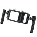Universal Smartphone Video Rig with Handles 67mm Filter Adapter- Phone Cage Included.