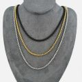 New 2024 Stainless Steel Box Chain Necklace For Men. 