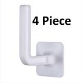 Multipal Use Upright Wooden Kitchen Roll Holder Free Standing Paper Towel Holder With Extra Hook For Hanging Creative.