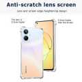 For Realme 10 Bumper Transparent Case Back Cover + Screen Protector + Camera Protector 3IN1 Combo Pack.