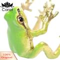 Carat Frog-shaped Ear Cuff Tree Frog Ear Clips Realistic Animal Shape Non-pierced Earrings for Party Events Daily Wear Electroplated Alloy Anti-slip Design Animal Ear Cuffs. 