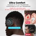 A6 Small Bluetooth Headphones Wrap Around Head Comfortable Wireless Headphones Foldable Bluetooth Headsets with Microphone Purse. 