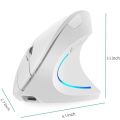 【FUPANG】Ergonomic Mouse 2.4G USB Rejected Vertical Mouse Adjustable DPI 800 1200 2400 For Home Office PC.