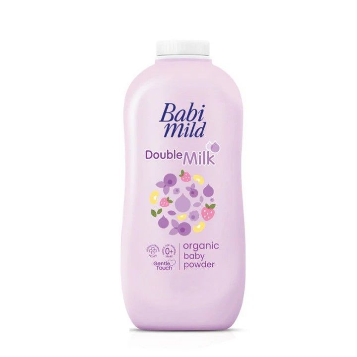 Babi Mild Baby Powder Double Milk (350gm)