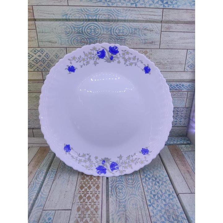 2 Pcs Opal Glass Dinner Plate  Set- Cake Plates, First Course Plates, Set of 2 Dessert Plates, Dinnerware Set, Modern Pottery Plates, Pottery Side Plate.