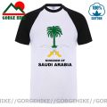 Emblem of Saudi Arabia SA SAU men t shirt fashion 2021 jersey nation team Saudi Arabian Arm of Coats t-shirt fitness Clothes Tee. 