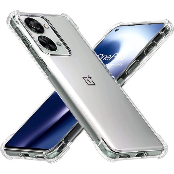 OnePlus Nord 2T 5G Premium Silicone Case Crystal Clear Soft TPU Ultra-Thin Transparent Flexible Protective Mobile Phone Back Cover(Without Four Sided Bump)