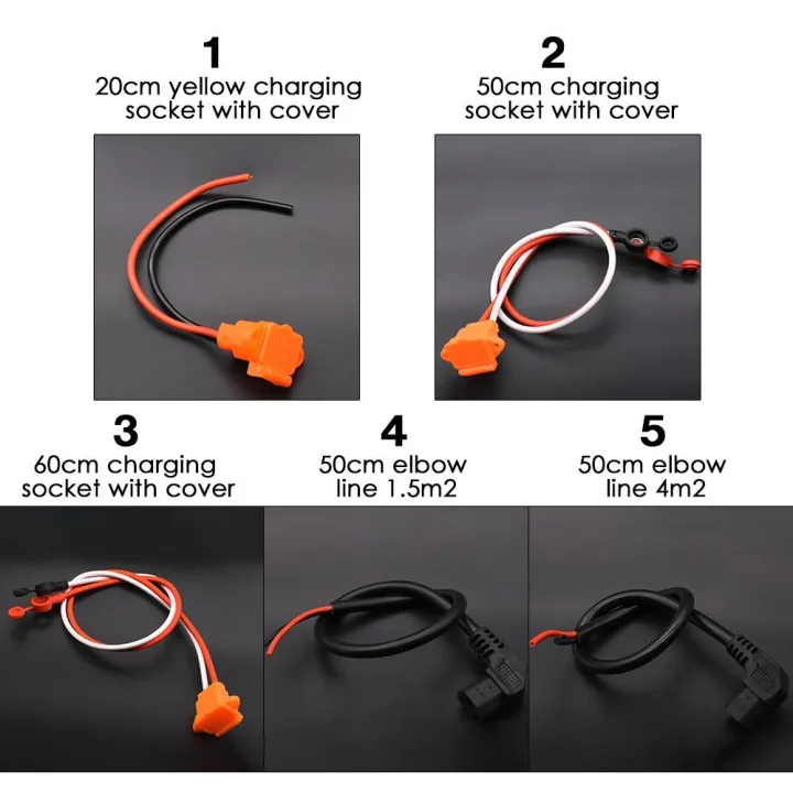 Universal%20Electric%20Vehicle%20Accessories%20for%2048V%20with%2012AWG%20Cable%20Battery%20Connector%20Plug%20Charging%20Socket%20Scooter%20Bike%20Parts%20-%20Image%202