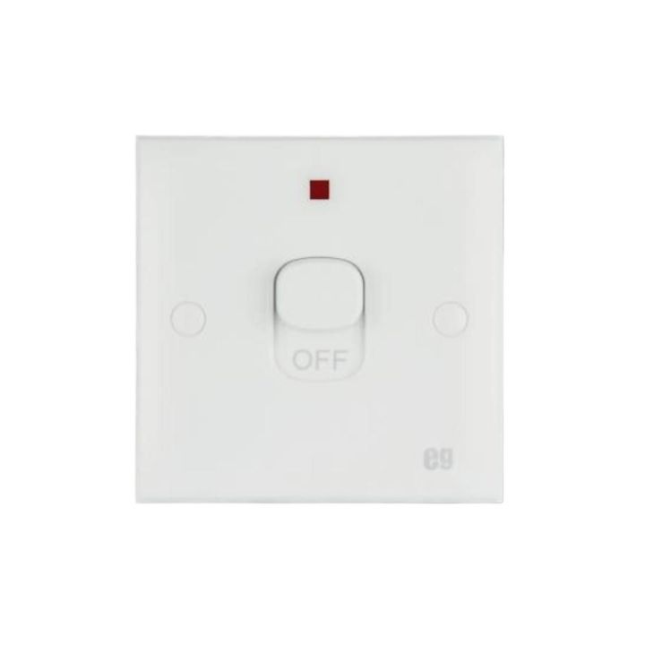 Energypac EG Series 32A DP Geyser Switch Socket Electrical Wall Power Switch with Indicator