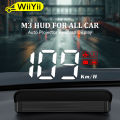WiiYii M3 HUD Head-Up Display obd2 trip computer Speed Projector OBD2 auto On-Board Computer Fuel Mileage Alarm Car Accessories. 