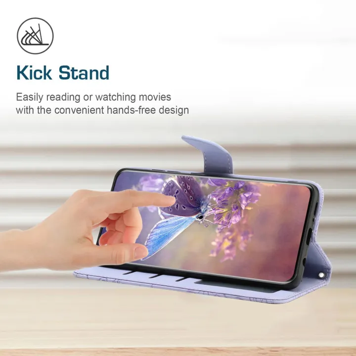 For%20Xiaomi%20Poco%20M5%204G/5G/M4%205G%20HT03%20Skin%20Feel%20Butterfly%20Embossed%20Flip%20Leather%20Phone%20Case%20-%20Image%206
