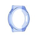 For Huawei Watch GT 2 Pro / GT 2 ECG Half Coverage Hollowed TPU Protective Case(Transparent Blue).