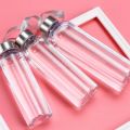 300/400/500ML Plastic Transparent Round Portable Water Bottles Outdoor Hiking Sports Travel Carrying for Water Bottle Drinkware.