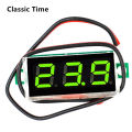 0.28 Inch 2.5V-40V Mini Digital Voltmeter Voltage Tester Meter LED Screen Electronic Parts Accessories Digital Voltmeter. 