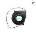5V 12V 24V USB 75mm x 30mm Turbine Centrifugal Blower Cooling Fan. 