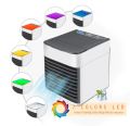 Smart Portable Mini Air Cooler – USB Powered 700ML Personal Cooling Fan with LED Mood Light | Offer Point.
