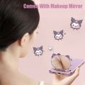 Kuromi My Melody Mirror Holder Case For Samsung Galaxy S23 Ultra S22 S21 S20 FE S10 Note 20 10 Plus A24 A34 A54 Plating Cover. 