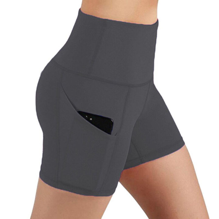 2021%20Gym%20Jogging%20Running%20Shorts%20Yoga%20Shorts%20Women%20High%20Waist%20Lifting%20Push%20Up%20Tight%20Sports%20Pocket%20Fitness%20Yoga%20Short%20Pant%20-%20Image%202