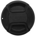 58Mm Lens Cap With Lens Cap Leash Hole Bundle For Dslr Cameras For Nikon Canon (58Mm)- 4 Pack. 