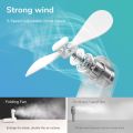 JISULIFE Portable Fan Mini Handheld Fan USB 4500mAh Recharge Hand Held Small Pocket Fan with Power Bank Flashlight Feature. 