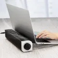 HXSJ Laptop Cooler Stand Cooling Fan for MacBook Air Pro Laptop Pad Tablet Phone Holder Station 3 Speed Adjustable USB Multi Function. 