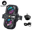 K11 Mobile Phone Cooler Cool Lighting Cell Phone Live Streaming Radiator Adjustable 3 Levels For Playing Games Watching Videos.