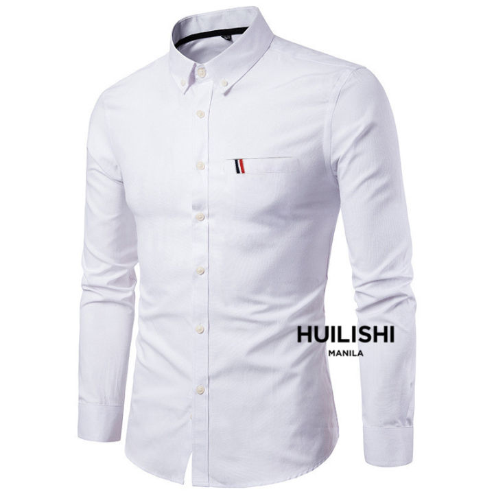 HUILISHI%20Korean%20style%20fashion%20casual%20men's%20high%20quality%20shirt%20polo%20shirt%20-%20Image%206