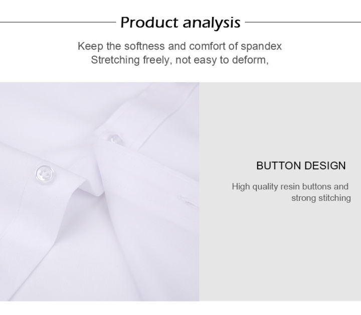 Orange%20Stretch%20Dress%20Shirt%20Men%202023%20Brand%20New%20Regular%20Fit%20Long%20Sleeve%20Button%20Down%20Shirt%20Wrinkle-Free%20Easy%20Care%20Chemise%20Homme%202XL%20KEEMEEUYZO%20-%20Image%204