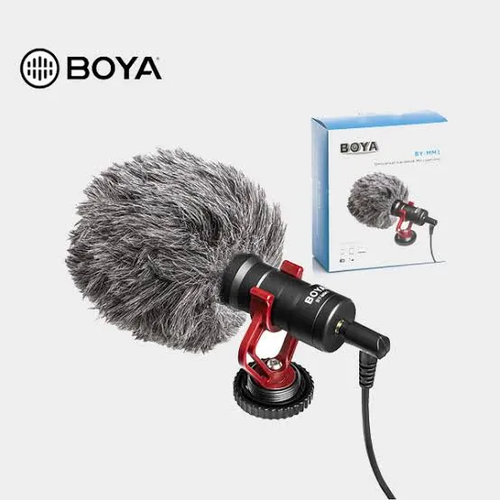 BOYA%20By%20BYMM1%20Universal%20UnidiBOYA%20MM1%20Camera%20Video%20Microphone%20-%20Black%20-%20Image%202