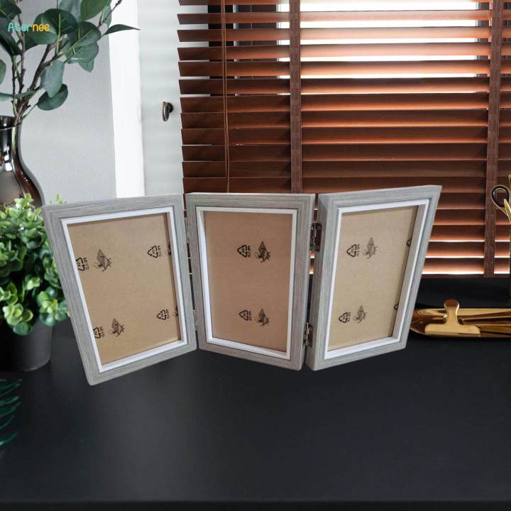 Folding%20Photo%20Frame%20Decorative%20Hinged%20Photo%20Frame%20for%20Entrance%20Desk%20Table%20Triple%20Fold%20-%20Image%202