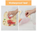 Baby Bibs Double Layers Loldani Waterproof Saliva Towel Learn to eat multicolor. 