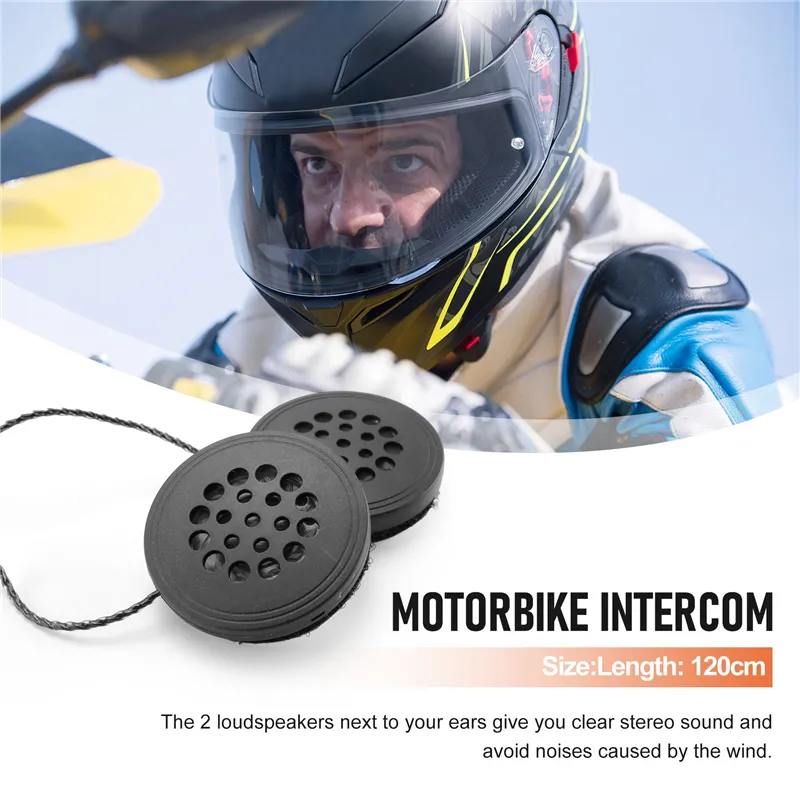 Motorcycle Helmet Headset Speakers Jack Wired Headphones