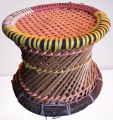 বাঁশের মোরা Cane And Craft Ledise Plastic (( Cane And Bamboo Mura )).