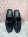MARVEL FASHIONS NEW Fashionable Velvet Half Shoe For Men Black.