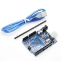 SMD Arduino Uno R3 Development Board SMD Chip Version Microcontroller Based On ATmega328 With USB Cables Arduino Uno Starter Kit For Electronics Projects. 