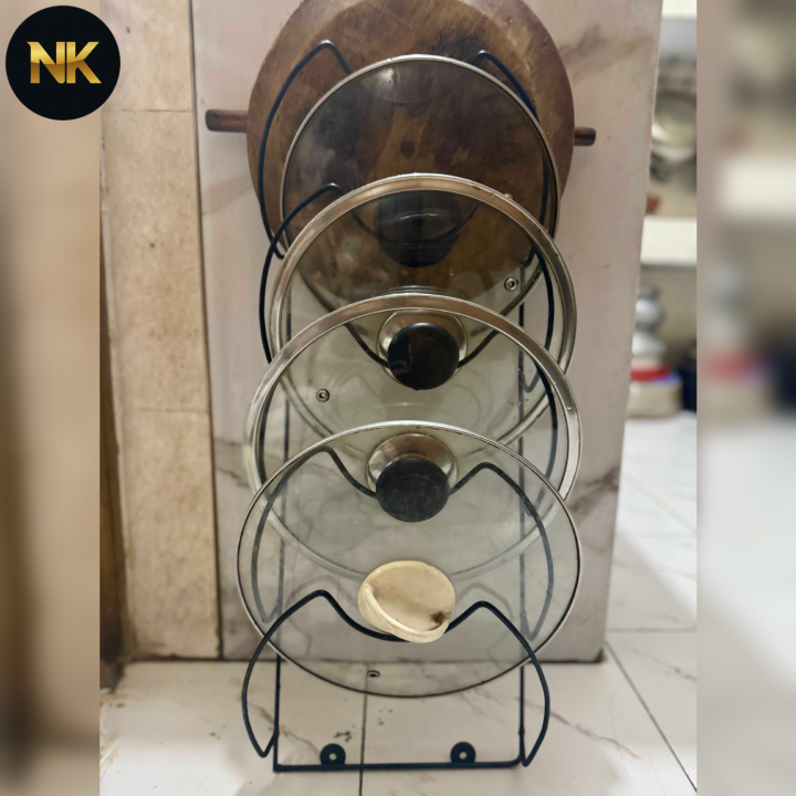Metal%20Pot%20Lid%20Holder%20for%20Organizing%20Pans,%20Dishes,%20and%20Bakeware%20with%20Stable%20U-Shaped%20Design%20-%20Image%202