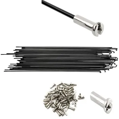 Bike%20Spokes%2026"%20Any%20Bicycle%20Stainless%20Steel%20Bicycle%20Spokes%20With%20Nipples%2010%20pcs%20Black%20-%20Image%202