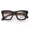 Women Vintage Wooden Glasses Frames Men Wood Eyeglass Frames Oversized Fashionable Square Retro Rx Eyeglasses Frames Optical.