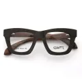 Women Vintage Wooden Glasses Frames Men Wood Eyeglass Frames Oversized Fashionable Square Retro Rx Eyeglasses Frames Optical. 