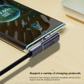 Type-c  Magnetic  Adapter Usb 4.0 C Male To Type-c Female Converter Cable Magnetic Elbow 40gb Connector. 