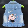 Girls Denim Vest Coat Children Boys Spring and Autumn1Girls3Outer Wear Waistcoat5Versatile Kids' Clothing Male8Years Old. 